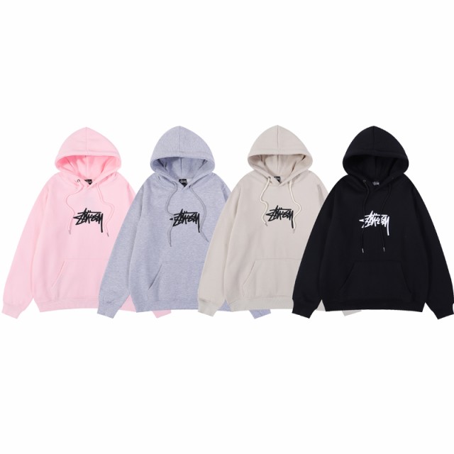 STUSSY ステューシー ジップアップ スウエット パーカー プルオーバー ロゴ プリント 長袖 トップス 秋服 トレーナー｜au PAY マーケット